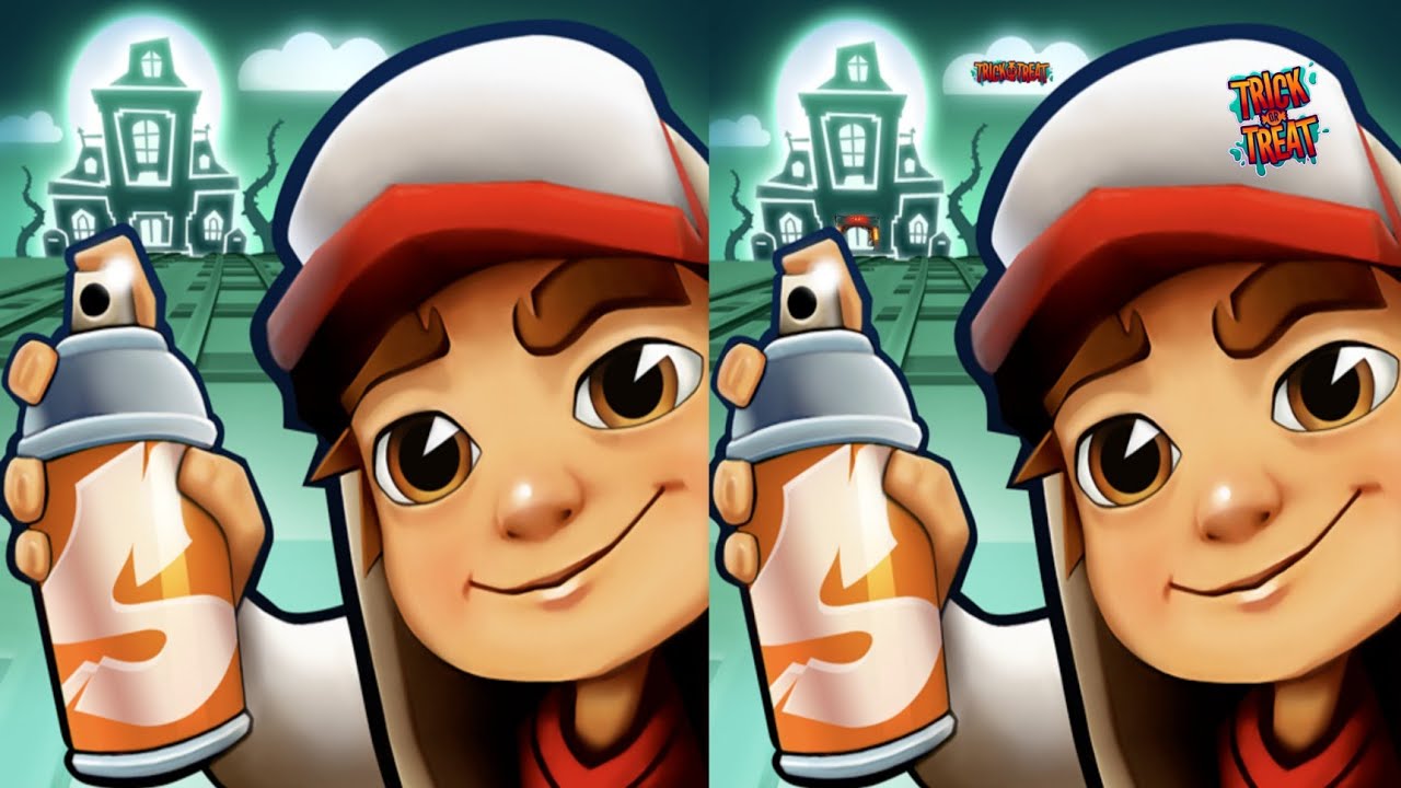 Subway Surfers : Haunted Hood 🏚️☠️ 2023 🆚 Haunted Hood 🏚️🍬🍭 2024