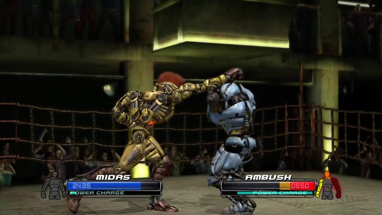 Real Steel The Video Game ( Midas vs noisy boy, zeus and ambush