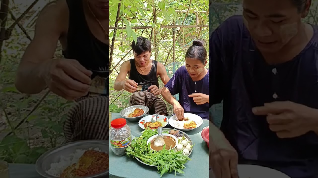 ဘဲဉကြော်လေးနဲ့ ဒီနေ့တော့ စားကြပါအုံးသဲလေးတို့😋