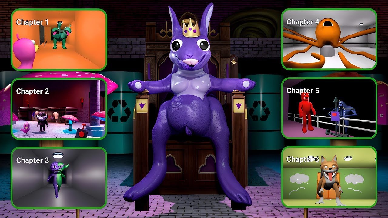 Garten of Banban School Monster Escape 4 All Chapters Full Gameplay
