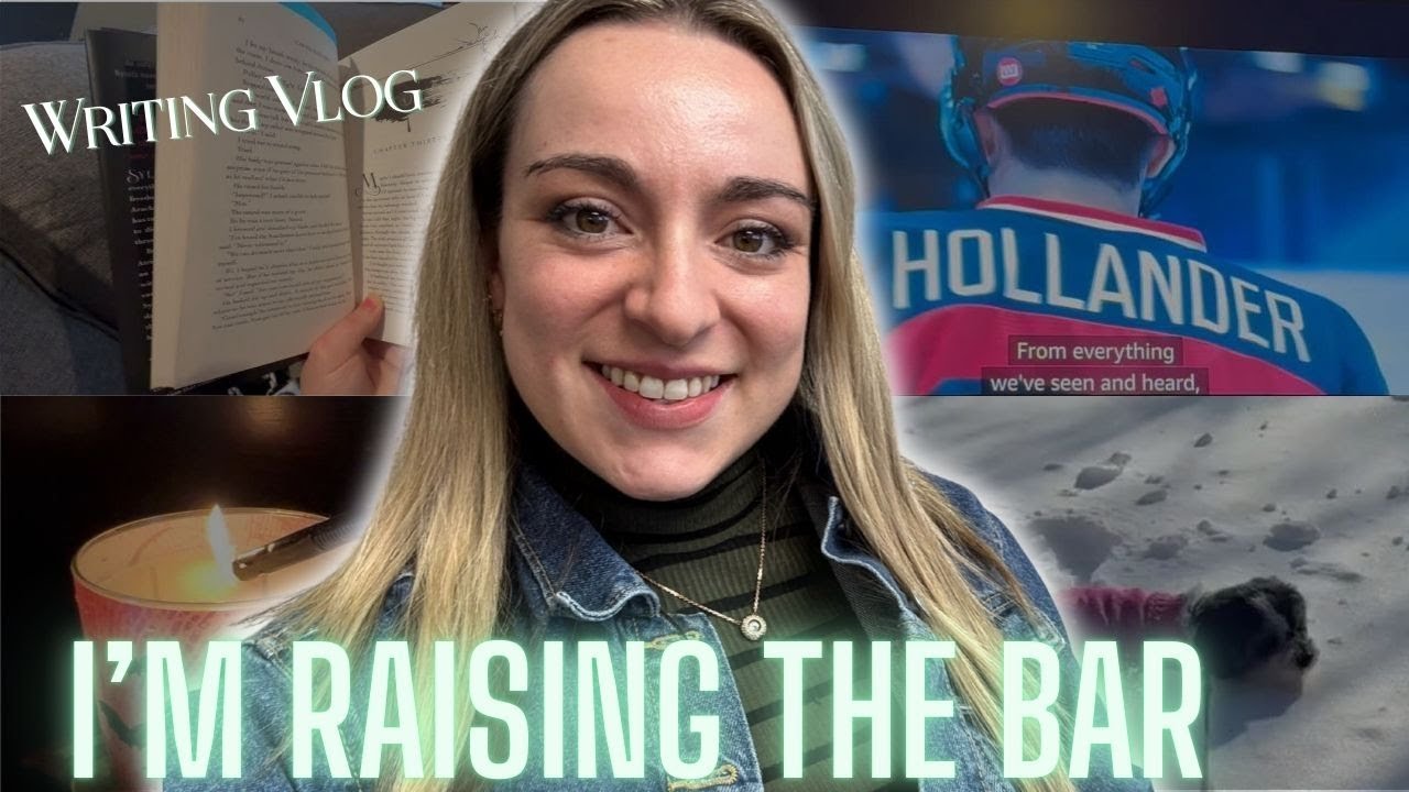I got snowed in and got new YouTube equipment | Writing Vlog