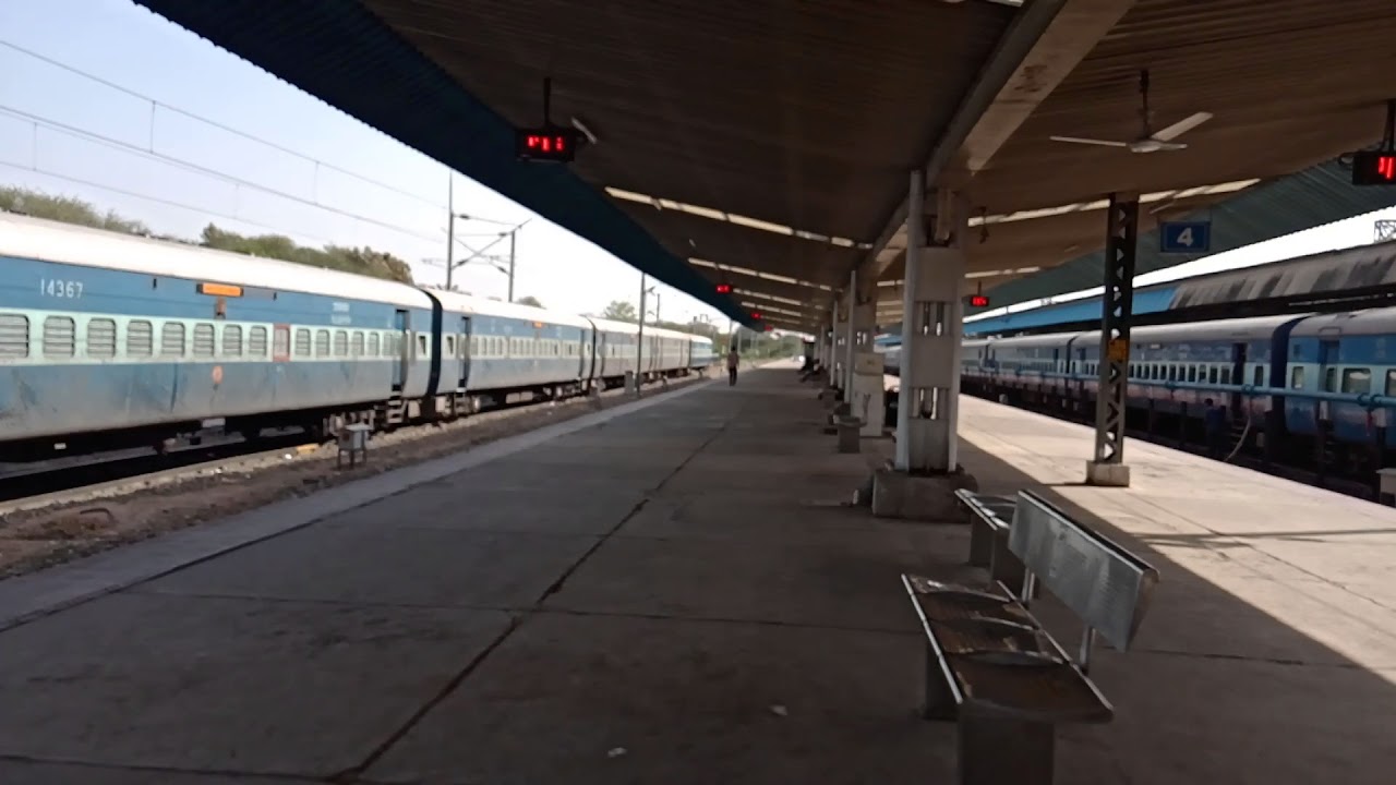 TRAIN ANNOUNCEMENT AT CHANDIGARH JUNCTION