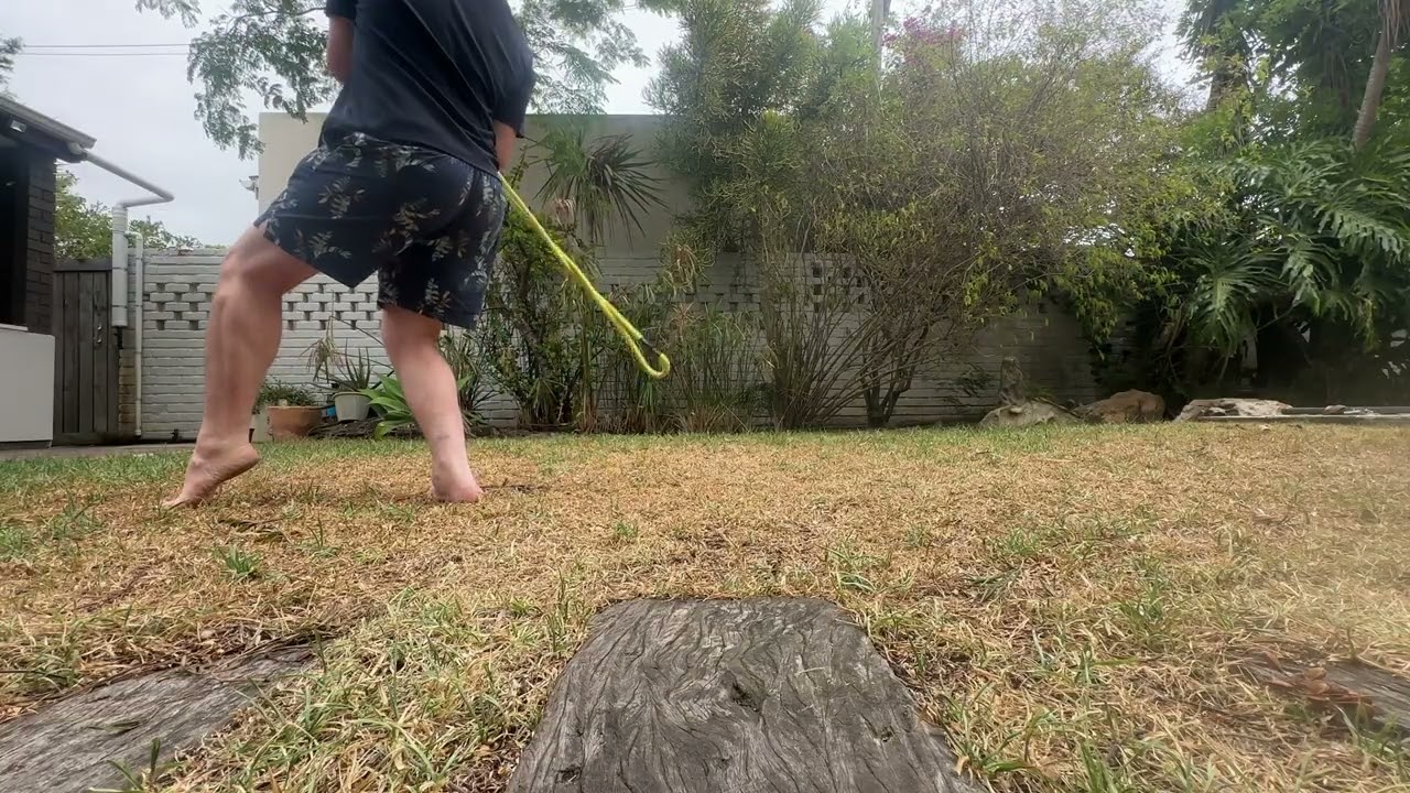 JF26 .025 - Basic Rope Flow in basic karate stances 