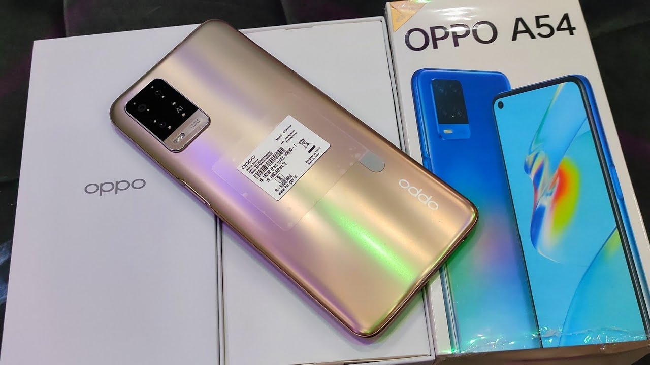 Oppo A54 Moonlight Gold 🌕 Unboxing, First Look & Review !!Oppo A54 Price, Specifications & Many More