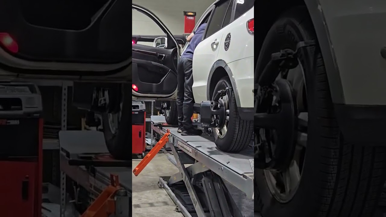 휠얼라인먼트 작업