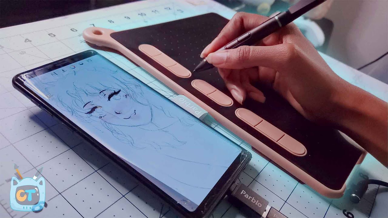 ✏️Affordable Drawing Tablet 🌱Parblo Ninos Unboxing🥕
