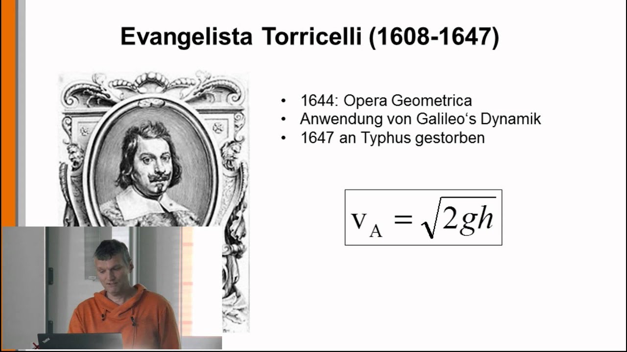 Hydraulik 1: Die Ausflussformel von Torricelli