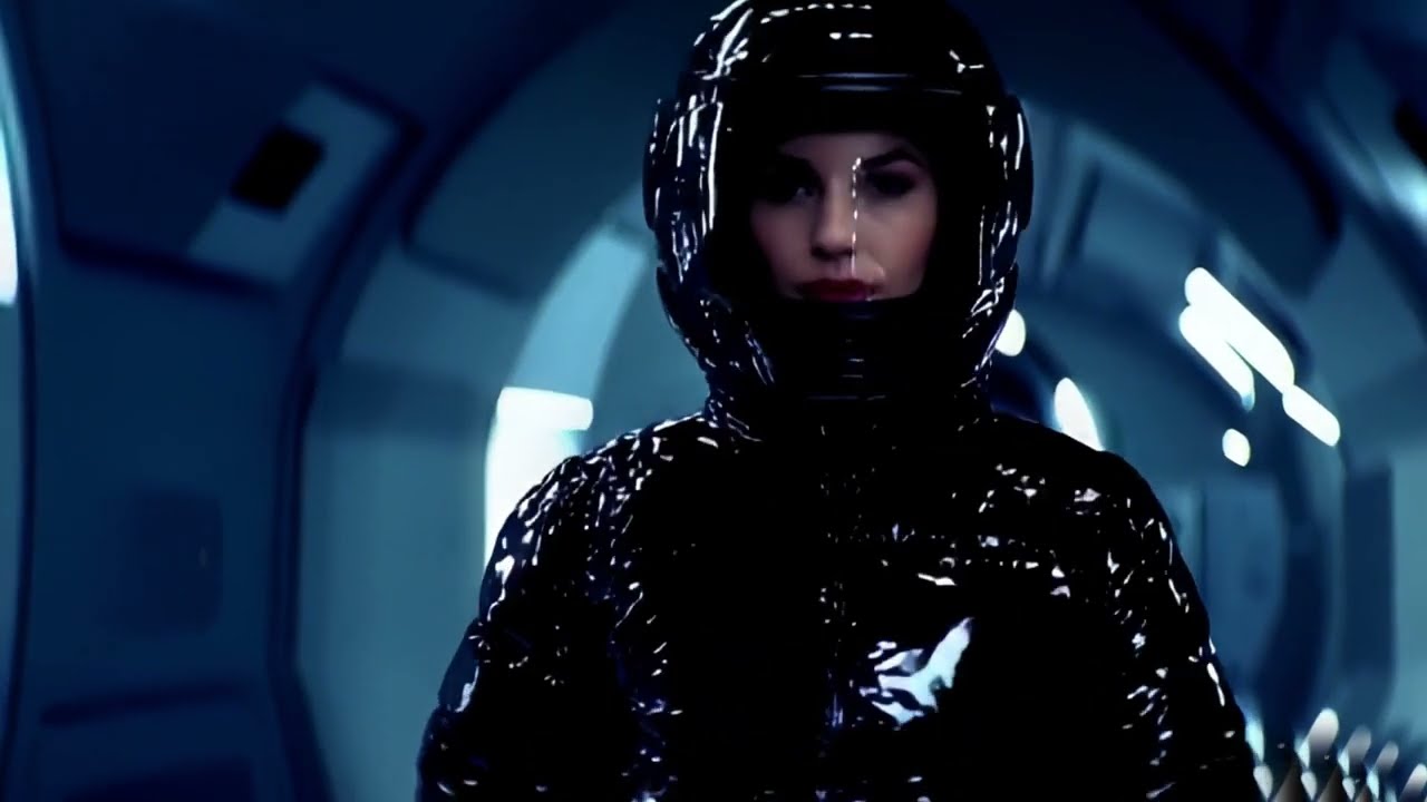 SPACE GIRL - A BEING OF PROGRESS SYMBOLISING THE TRANSHUMANISTIC FUTURE.