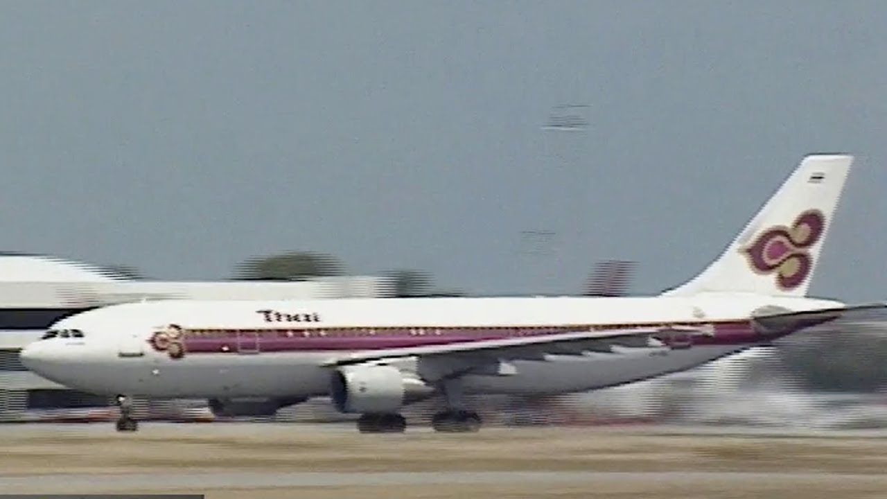 Airbus Airliner Action At Perth 1997 - Part 1