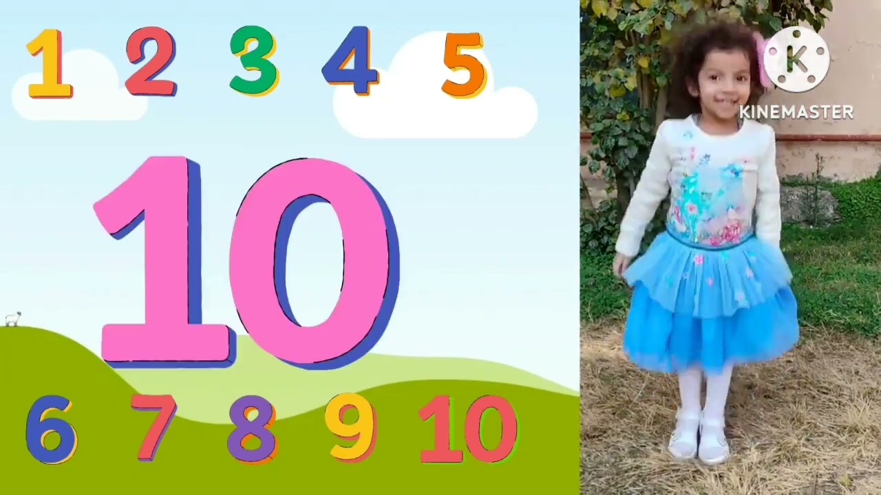 Numbers Song 1 -20 for children| counting numbers| MANGOMELON