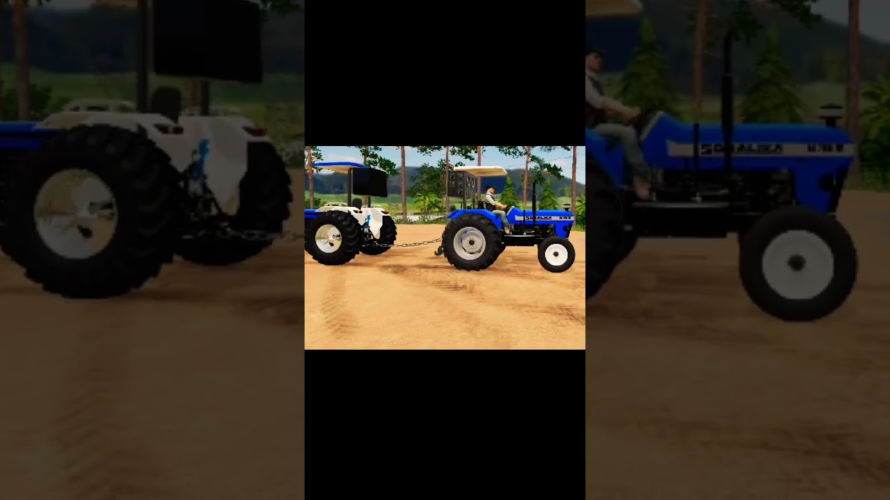 Sonalika750III Vs Farmatrac60 #tochan #fs19 #fs22 #gaming