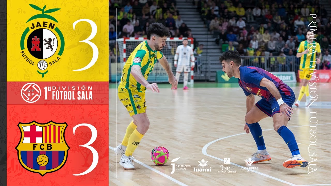 RESUMEN | Jaén Paraíso Interior FS 3-3 Barça | JORNADA 17
