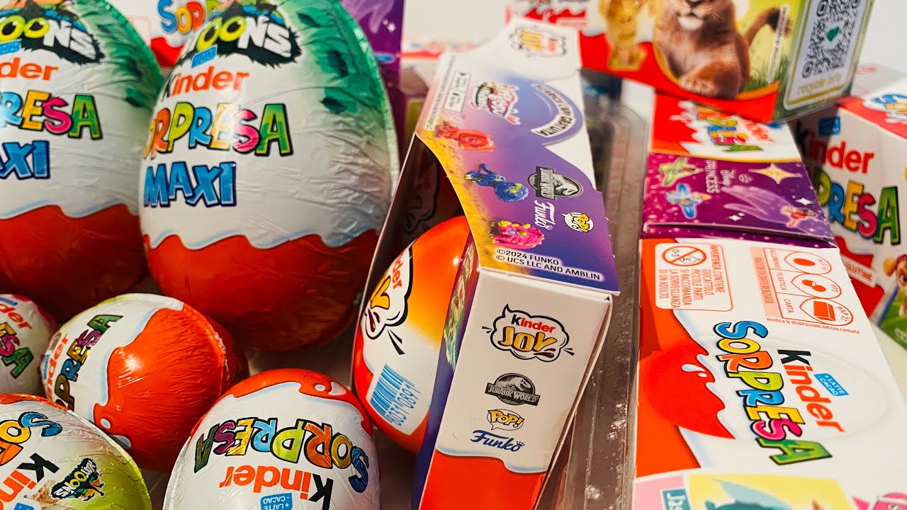 Natoons Maxi Compilation Kinder Surprise ASMR Unboxing 