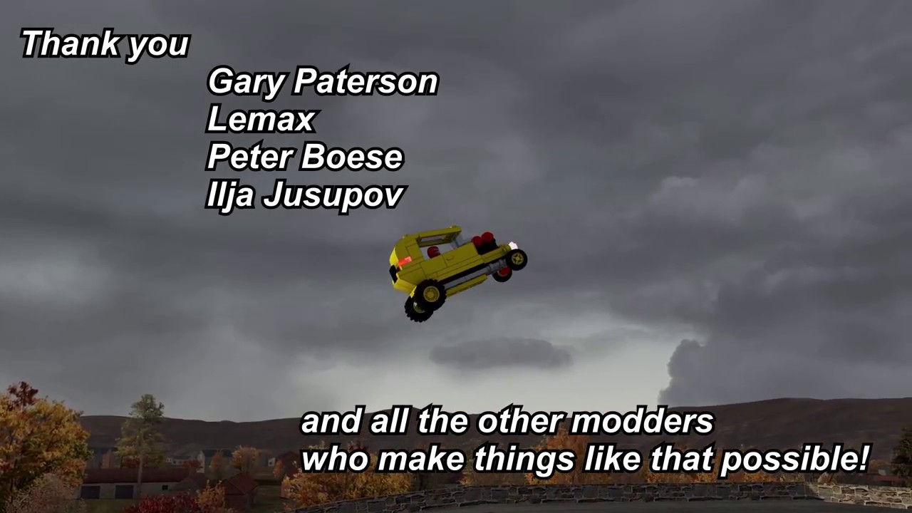 Fun with Mods - Flying Legocar @Kičevo - Assetto Corsa (1.16.3)