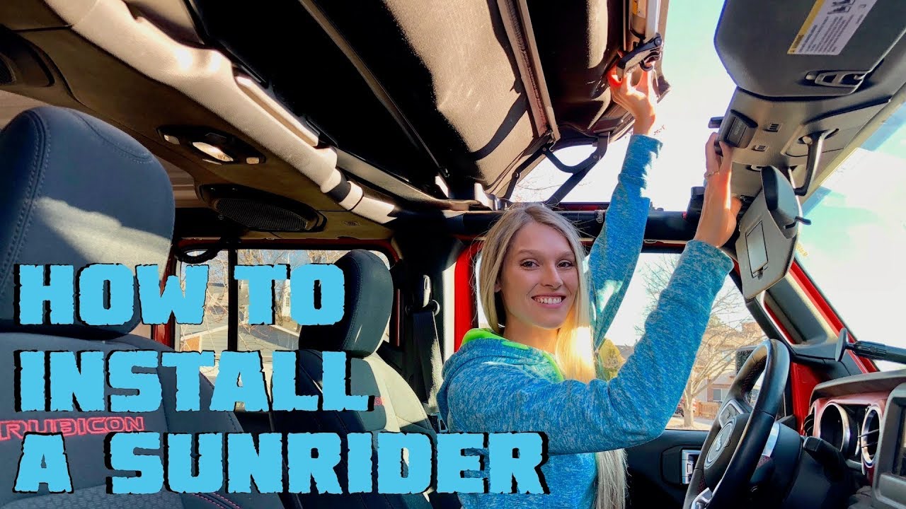 How to Install a Bestop Sunrider for Hardtop on a Jeep Wrangler JL!