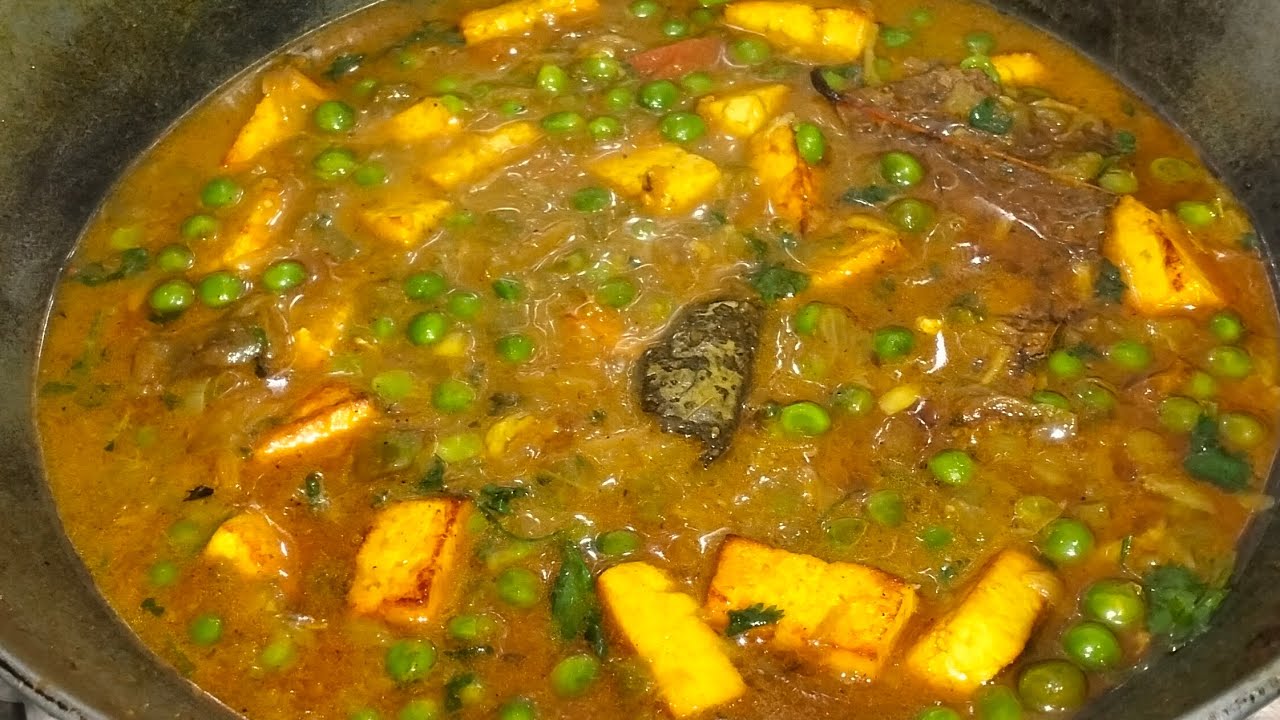 Desi style matar paneer ka sabji recipe // delicious matar paneer ka sabji 😋😋😋😋😋🍛🍛🍛🍛🍛🤤🤤🤤🤤🤤