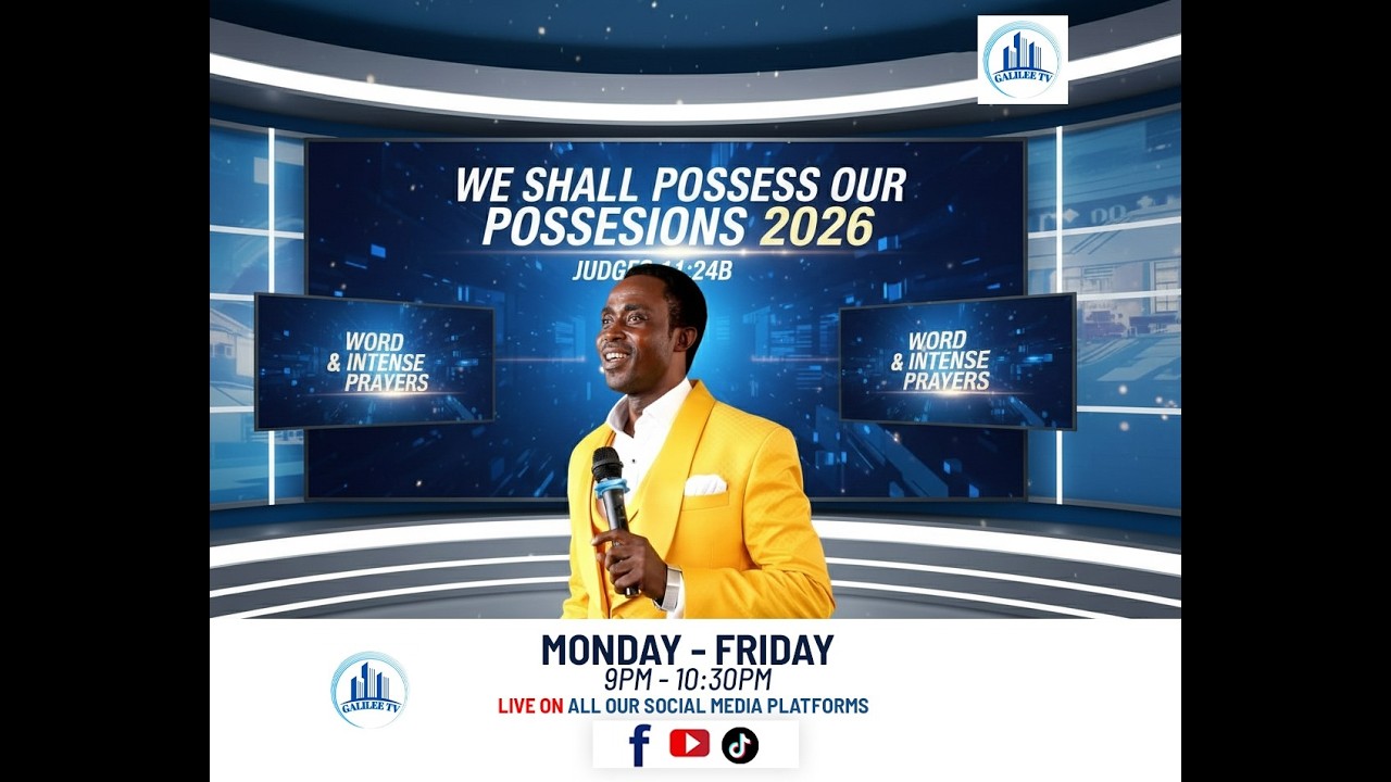 (LIVE) JOIN OUR EVENING PRAYERS   SERVICE - WITH EVANG. ANTHONY AKWASI KWARTENG(13/02/2026)
