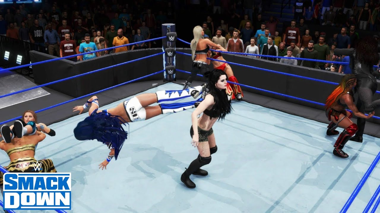 WWE 2K20 SMACKDOWN WOMEN'S CHAMPIONSHIP 8 WOMEN'S BATTLE ROYAL
