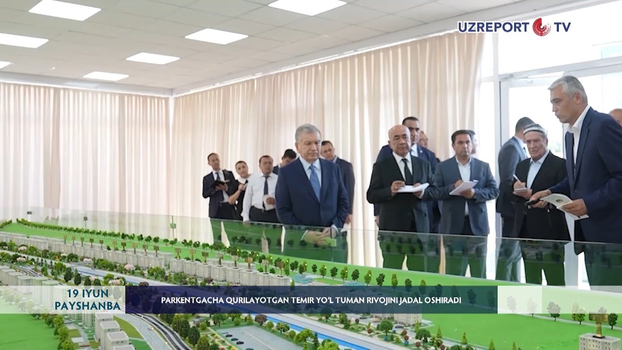 Parkentgacha qurilayotgan temir yo‘l tuman rivojini jadal oshiradi