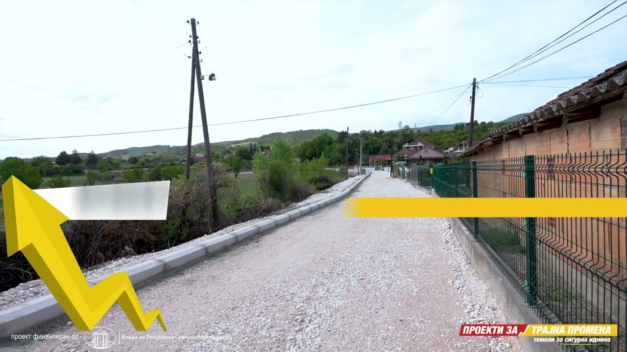 ПРОЕКТИ ЗА ТРАЈНА ПРОМЕНА: Реконструкција на локална улица бр. 10 - почетна фаза