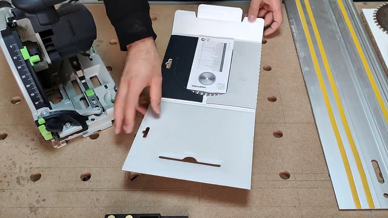 Распаковка и обзор: Пильный диск Festool 205766 TF 52 для ламината/HPL/меламиновых плит размером ...
