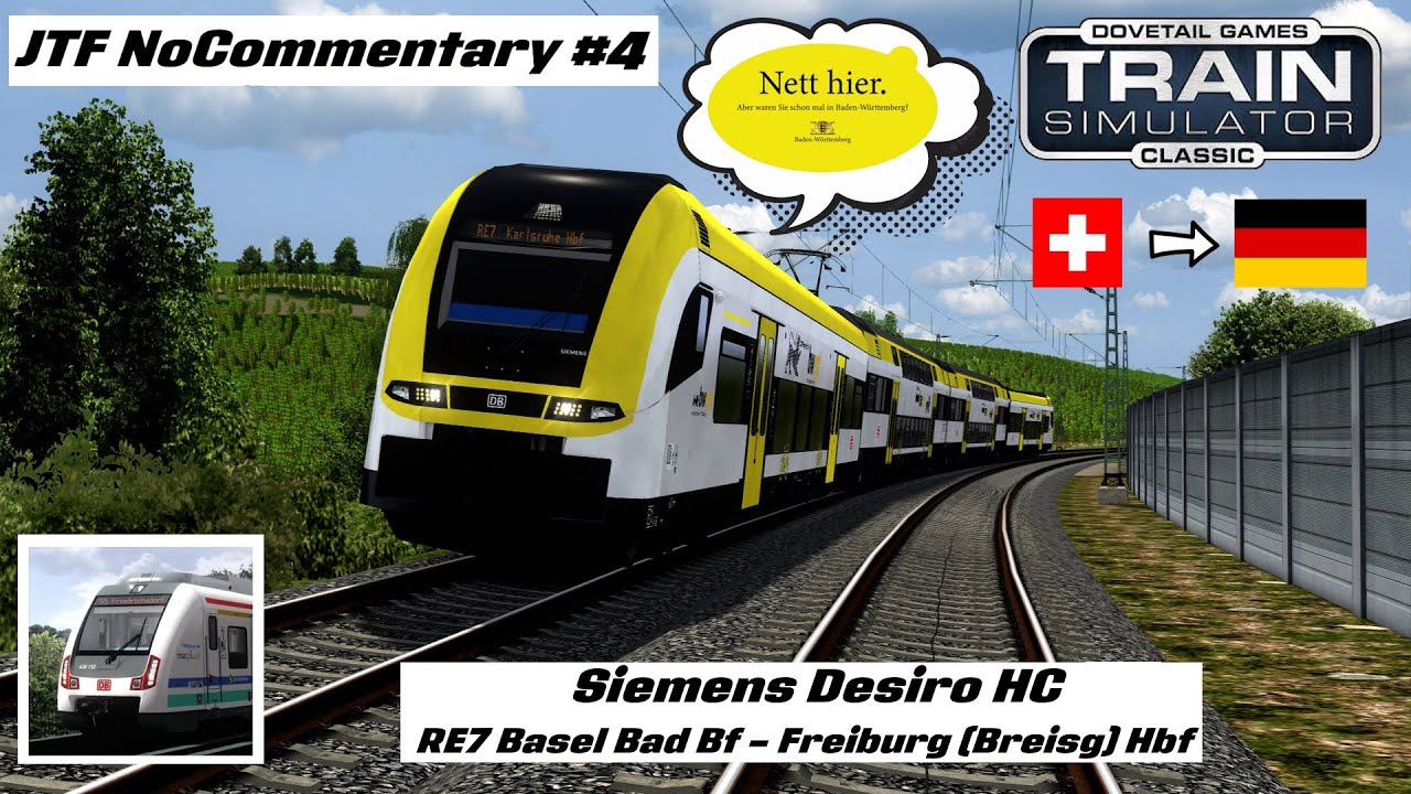 TS Classic | Siemens DesiroHC bwegt | RE7 Basel Bad Bf - Freiburg (Breisgau) Hbf | JoTrainFreak