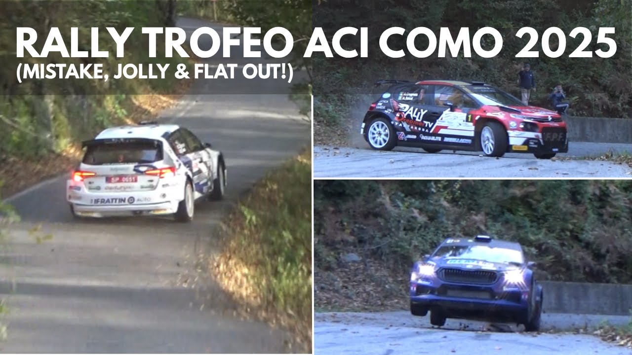 RALLY TROFEO VILLA D'ESTE ACI COMO 2025 - MISTAKE, JOLLY & FLAT OUT!