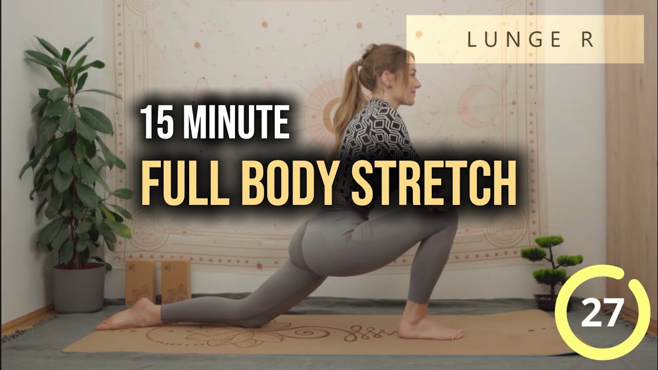 15-Minute Full Body Stretch: Release Tension & Move Better | Gentle Everyday Routine for Beginners