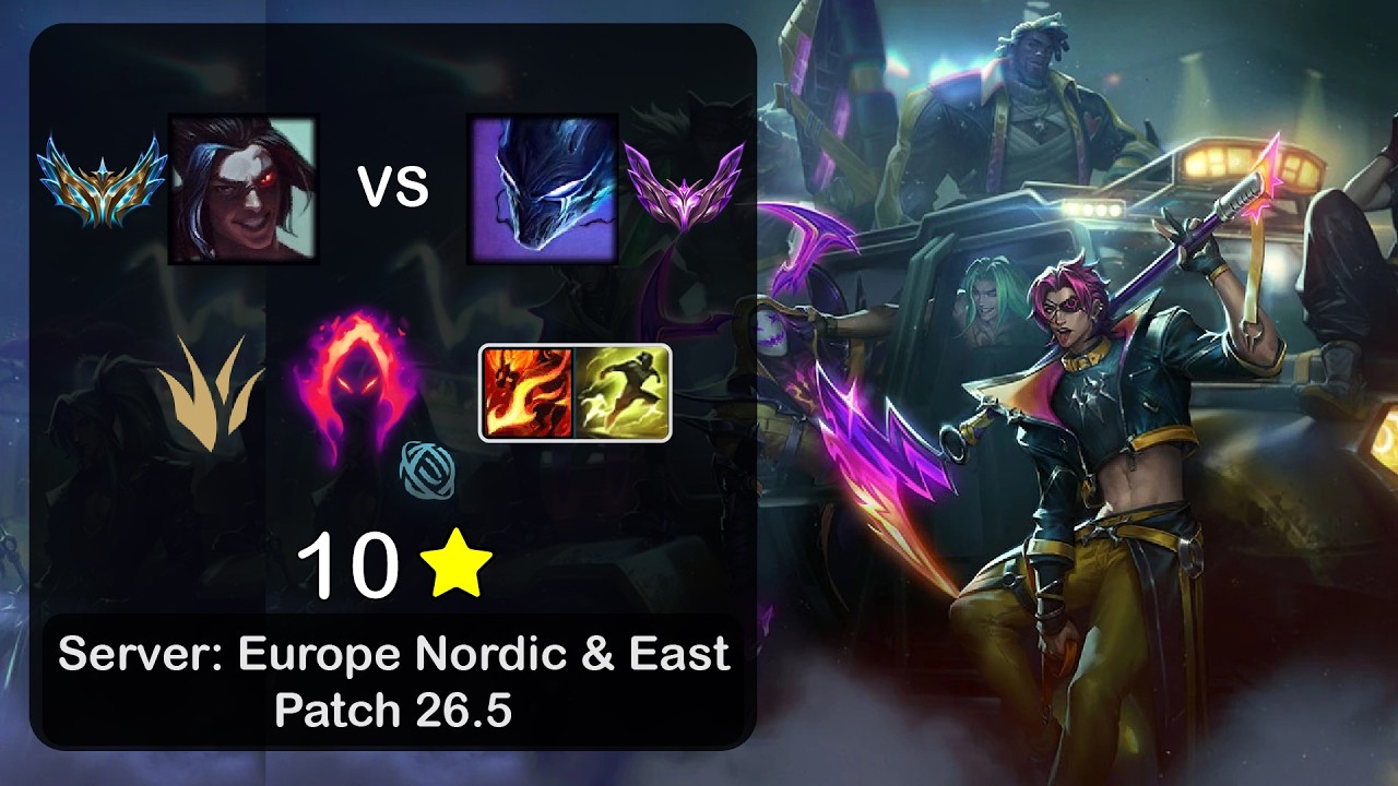 Kayn Jungle vs Nocturne - EUNE Challenger - Patch 26.5
