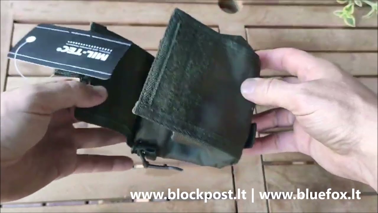 Mil Tec I&scaron;lankstomas krep&scaron;elys tu&scaron;čoms dėtuvems | Empty Shell Pouch Collapsible