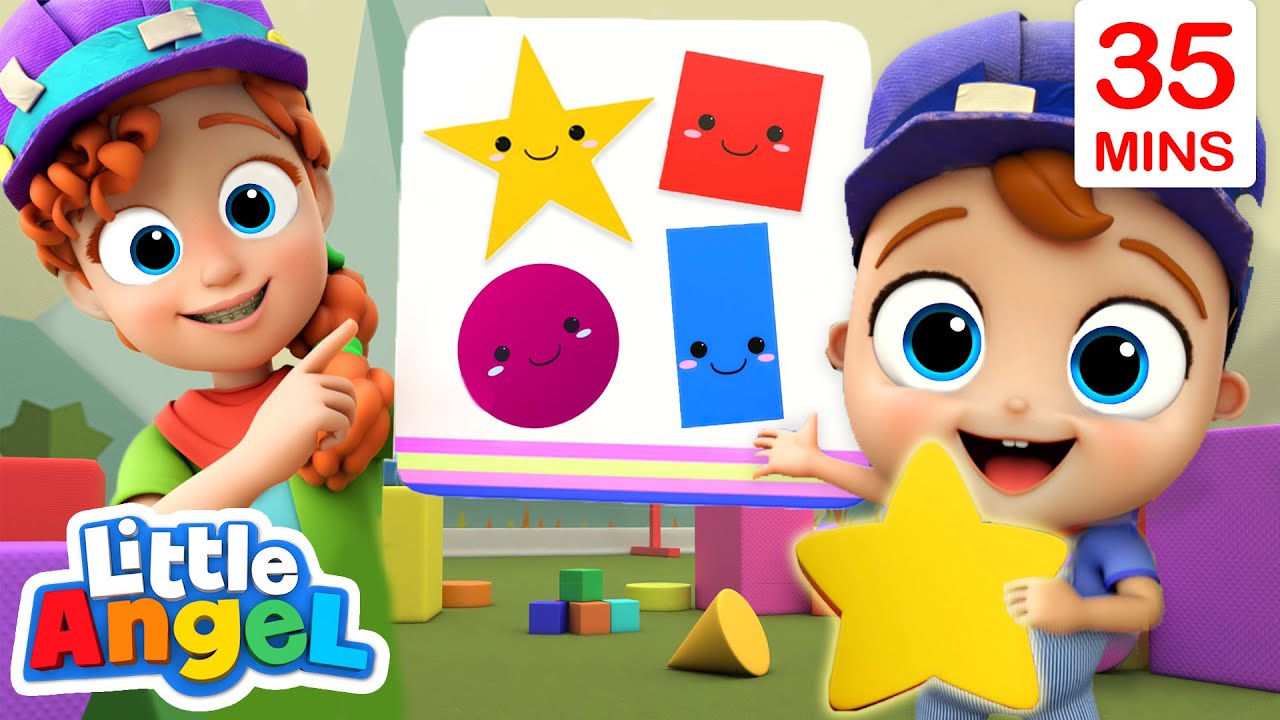 Shapes and Colors + More Baby John Sing Alongs And Little Angel Nursery Rhymes