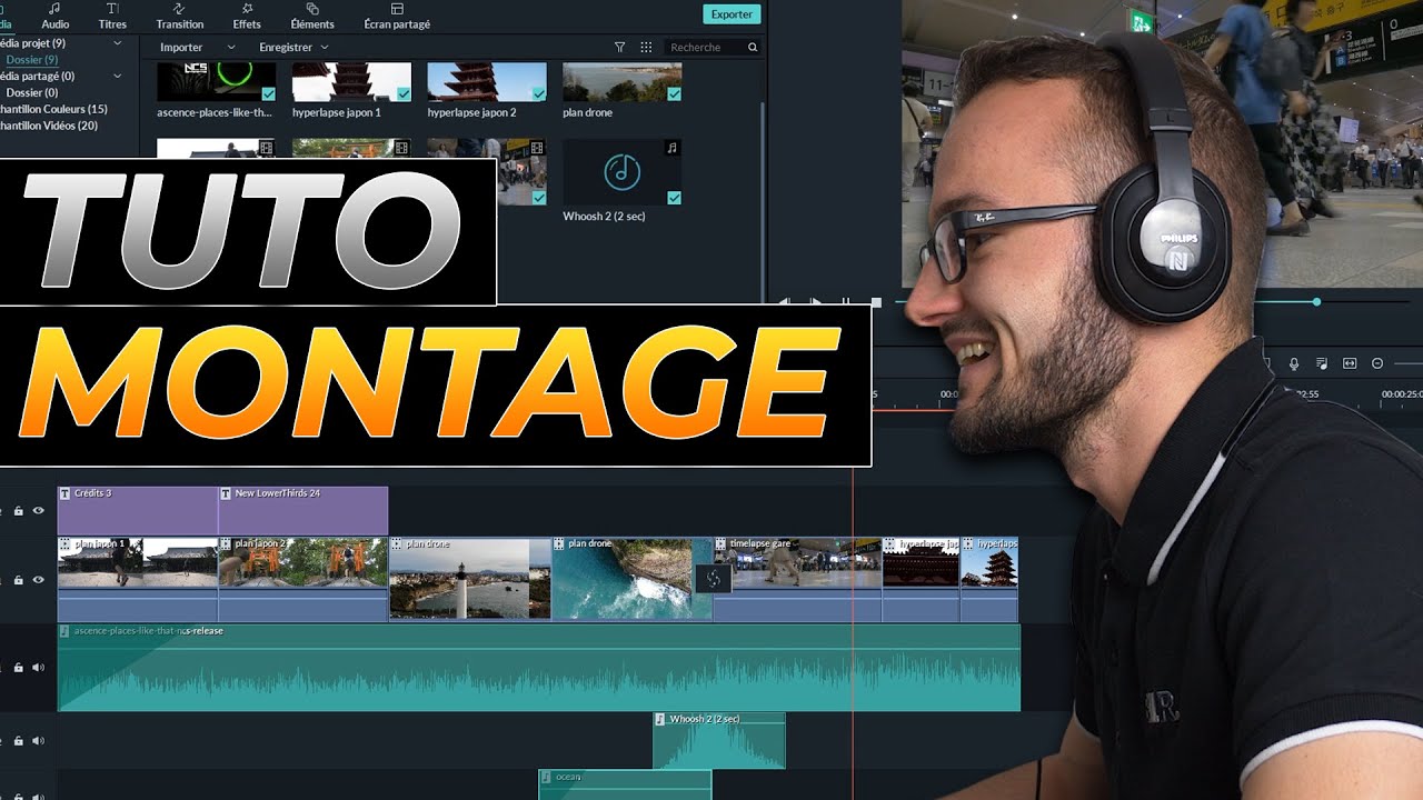 TUTO COMPLET MONTAGE VIDÉO ! | FILMORA 9