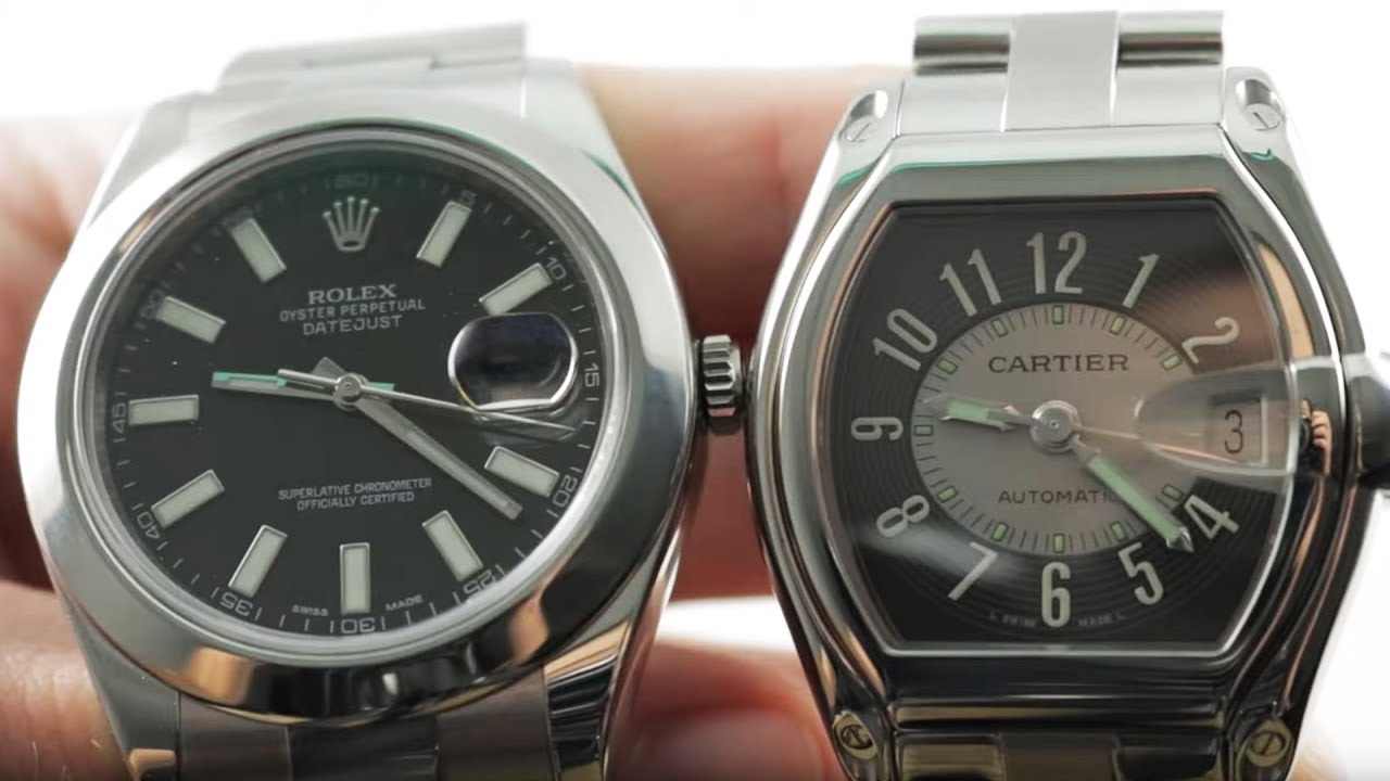 Rolex Datejust II vs Cartier Roadster (116300) (W62001V3) Luxury Watch Review