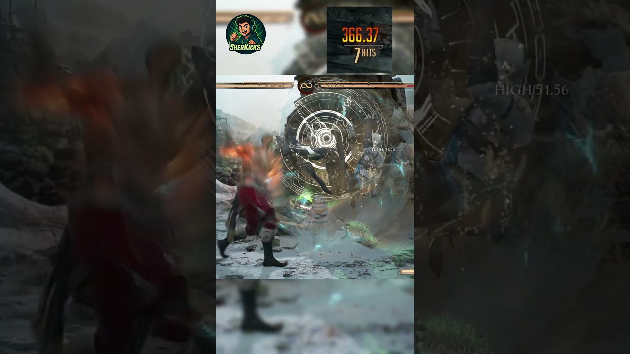 MK1 Geras Combo That BREAKS Time... and Health Bars! ⏳💥 #mortalkombat #gaming #infinitecombo