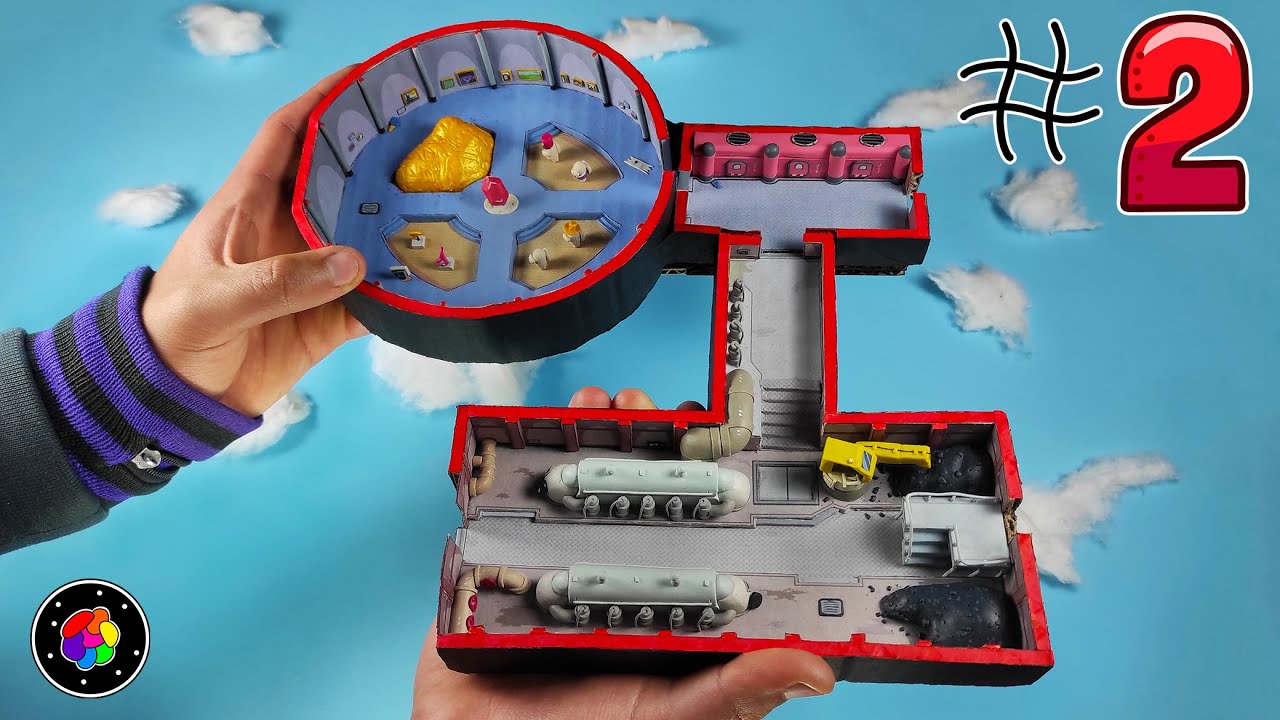 THE AIRSHIP de PLASTILINA y CARTÓN (Bóveda, Sala de Máquinas y Celdas) Parte #2 | PlastiVerse