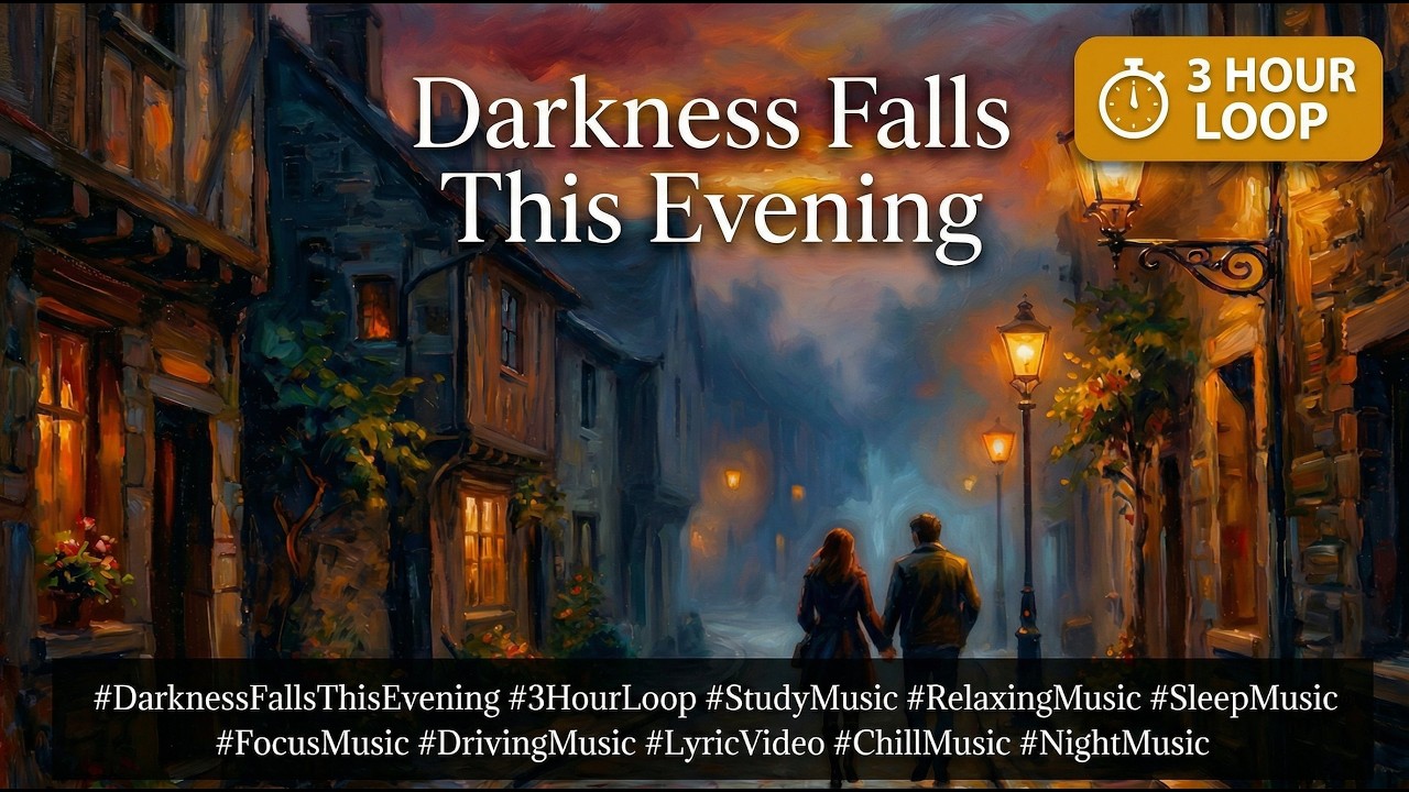 #DarknessFallsThisEvening #3HourLoop #StudyMusic#RelaxingMusic #SleepMusic#FocusMusic #DrivingMusic