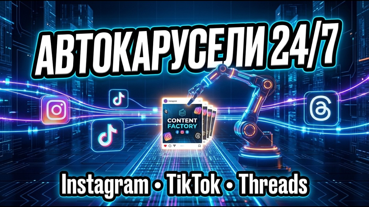 Я ВЗЛОМАЛ АЛГОРИТМ: «Контент-завод» сборка: Парсинга Новостей до Авто-Каруселей (Полный Цикл)
