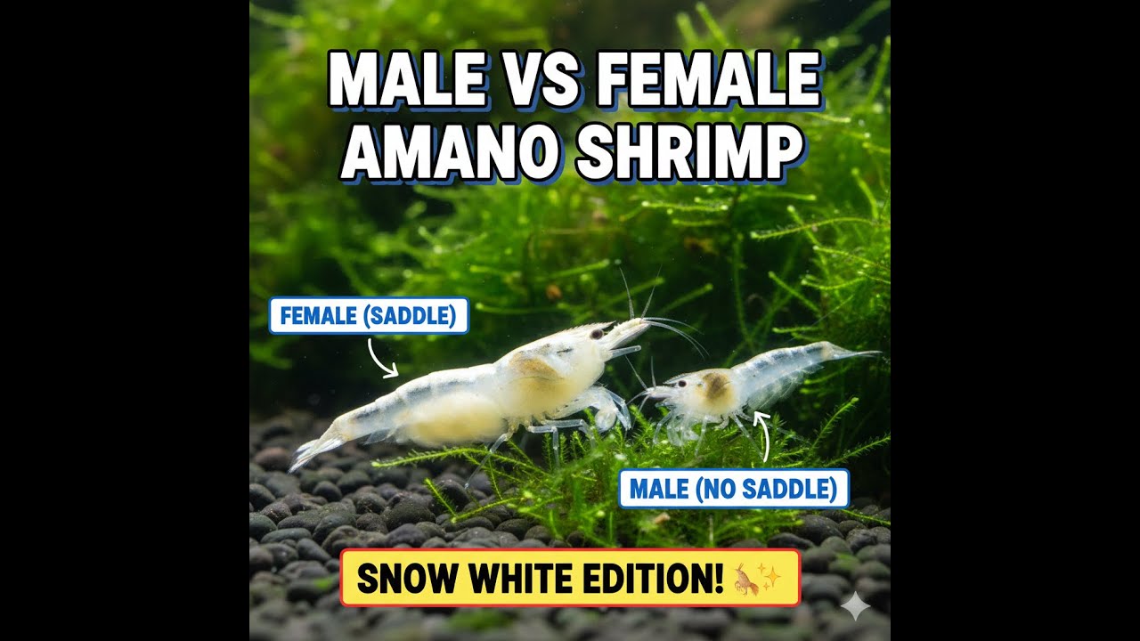 How To Tell The Difference Between Male And Female Colorful Amano Shrimp