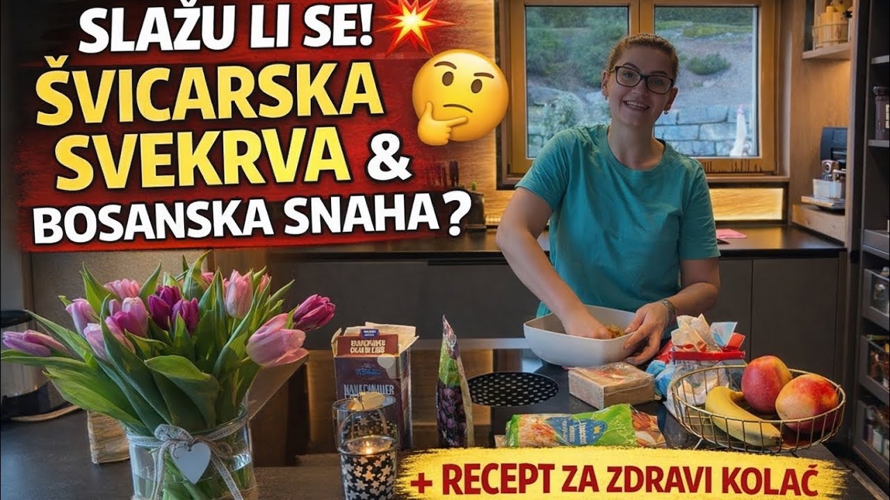 Iskreno o svekrvi i Švicarcima dok pravim zdravi kolač 
