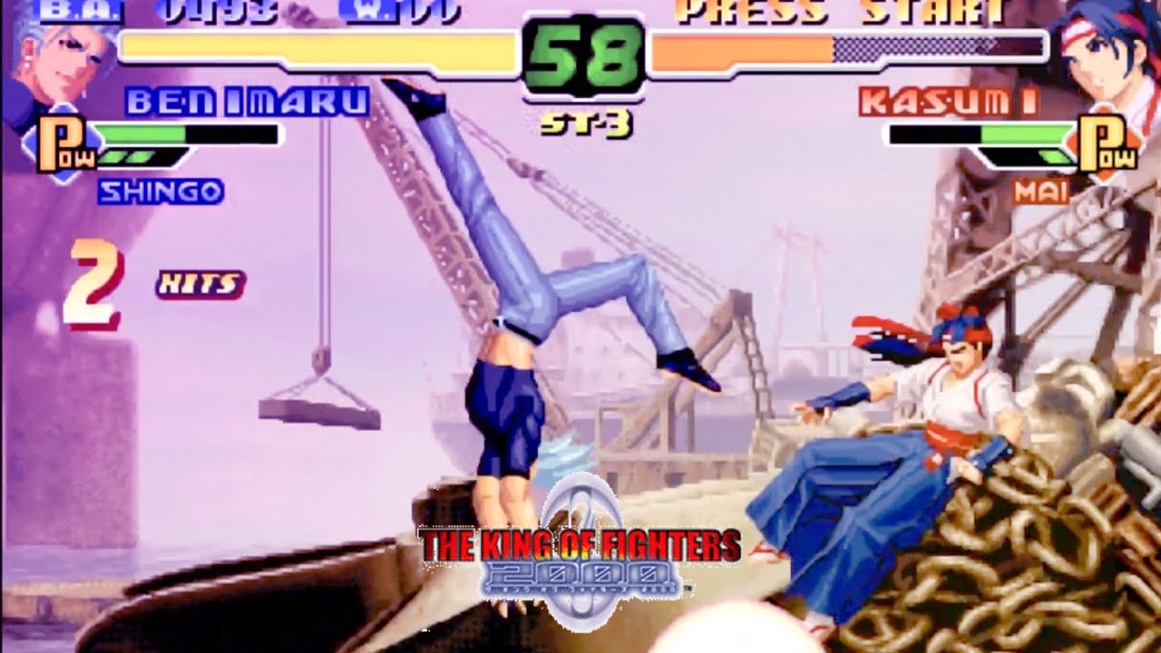 KOF 2000 – Benimaru Team Arcade Playthrough