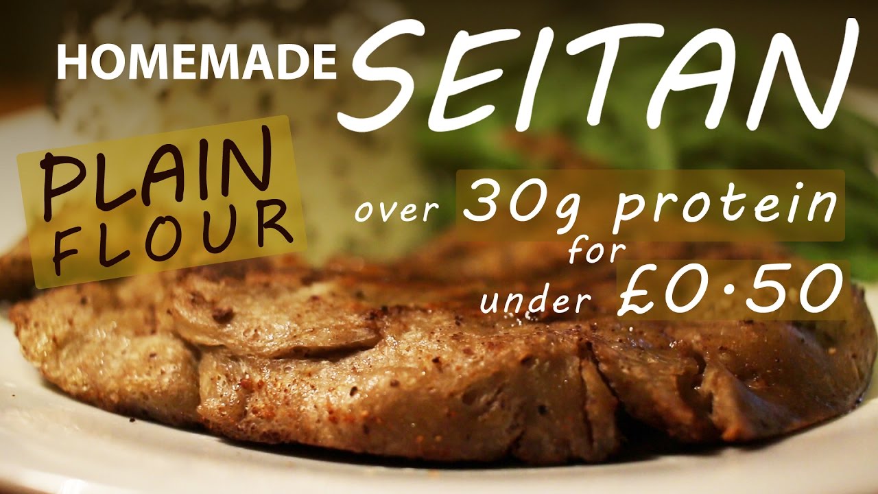 How To Make Seitan From NORMAL Flour || BEST VEGETARIAN VEGAN MEAT Recipe