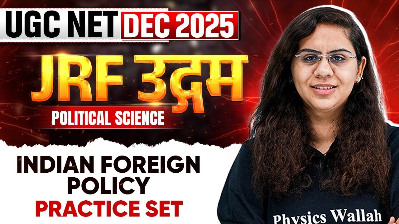 UGC NET Dec 2025 | Indian Foreign Policy - Practice Set | UGC NET Political Science | Chandni Mam