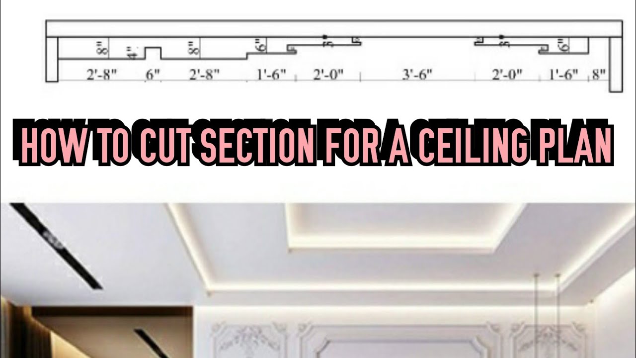 HOW TO CUT CEILING SECTION IN HINDI|| 