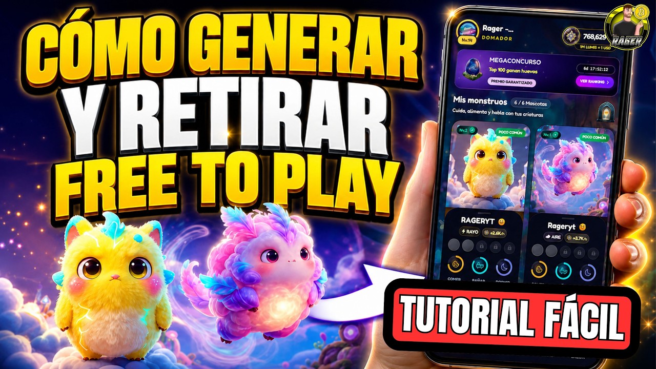 🚀NUEVO JUEGO NFT con RECOMPENSAS en $GRAM GRATIS 💥Tutorial C&oacute;mo Generar y Retirar a Binance/Bybit