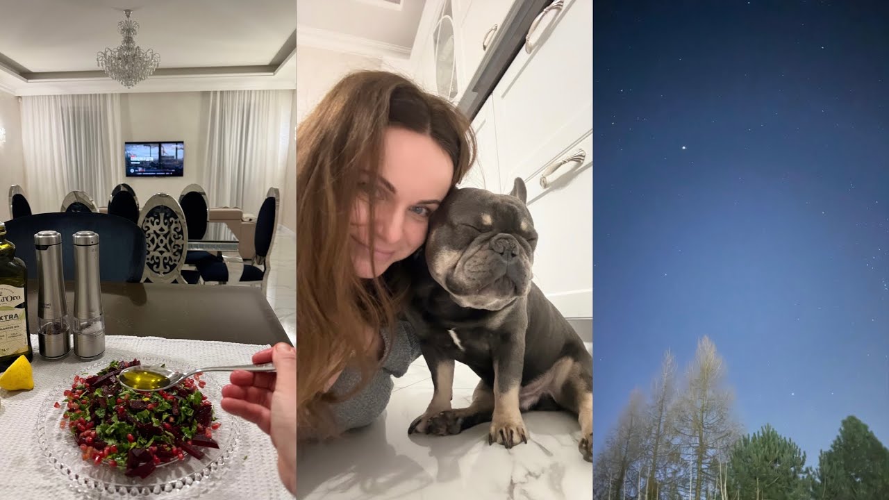 НА ДОМАШНЕМ ОСТАЛАСЬ♥️🐾ПРИГОТОВИЛА ОЧЕНЬ УДАЧНЫЙ САЛАТ 🥗 И ЯБЛОЧНЫЙ «ЧИЗКЕЙК»🥧🔝СЕРИАЛ НА NETFLIX♥️