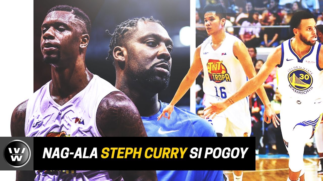 Nag ALA-STEPH CURRY si RR Pogoy | 10 Three Pointers | Terrence Jones TRIP DUB