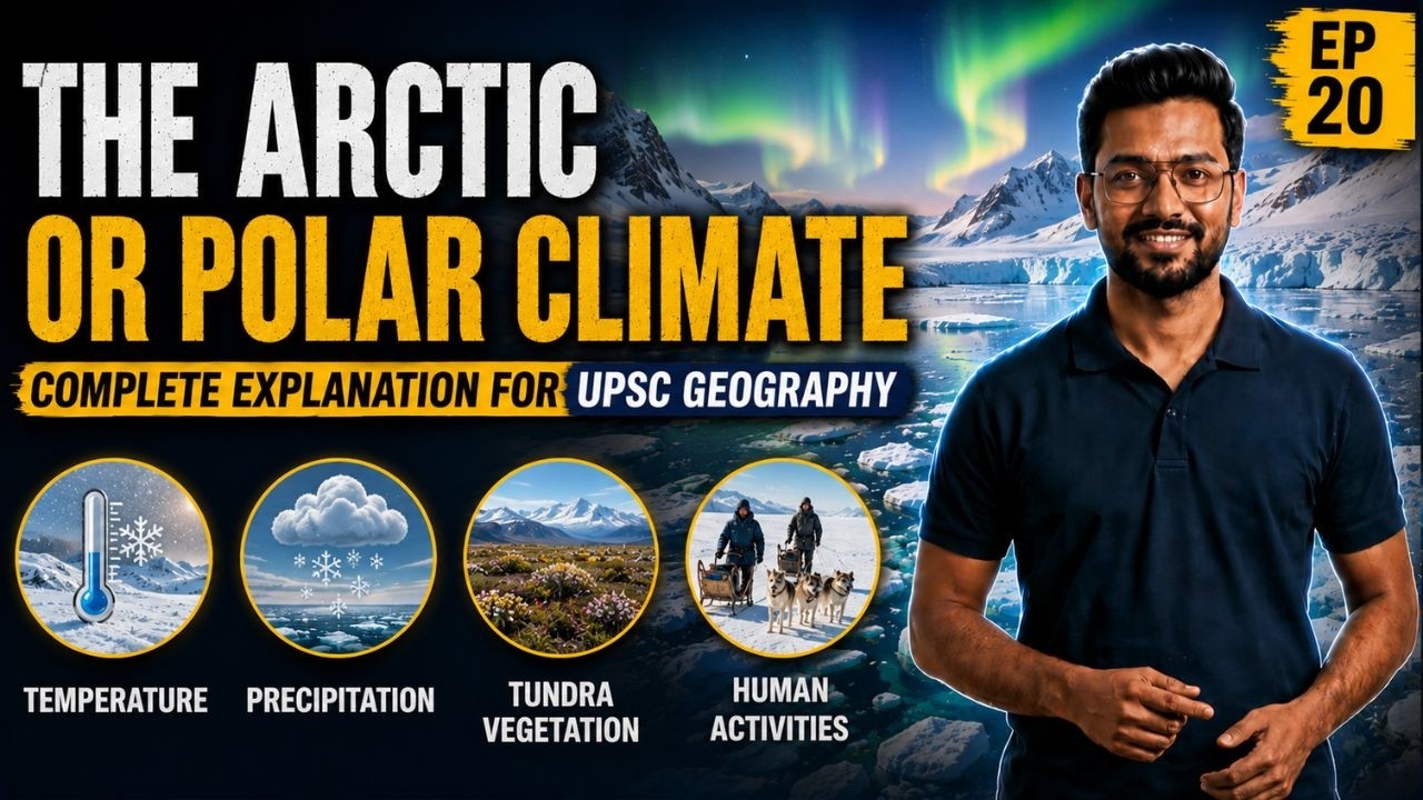 The Arctic or Polar Climate | Ep20 | Complete Explanation for UPSC Geography