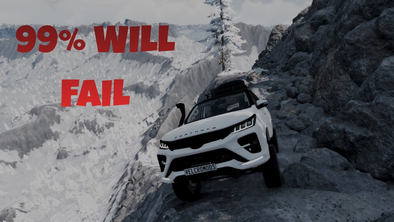 Only real 4x4s can make it on top of this mountain. FORTUNER GR SPORT Modified || BeamNG
