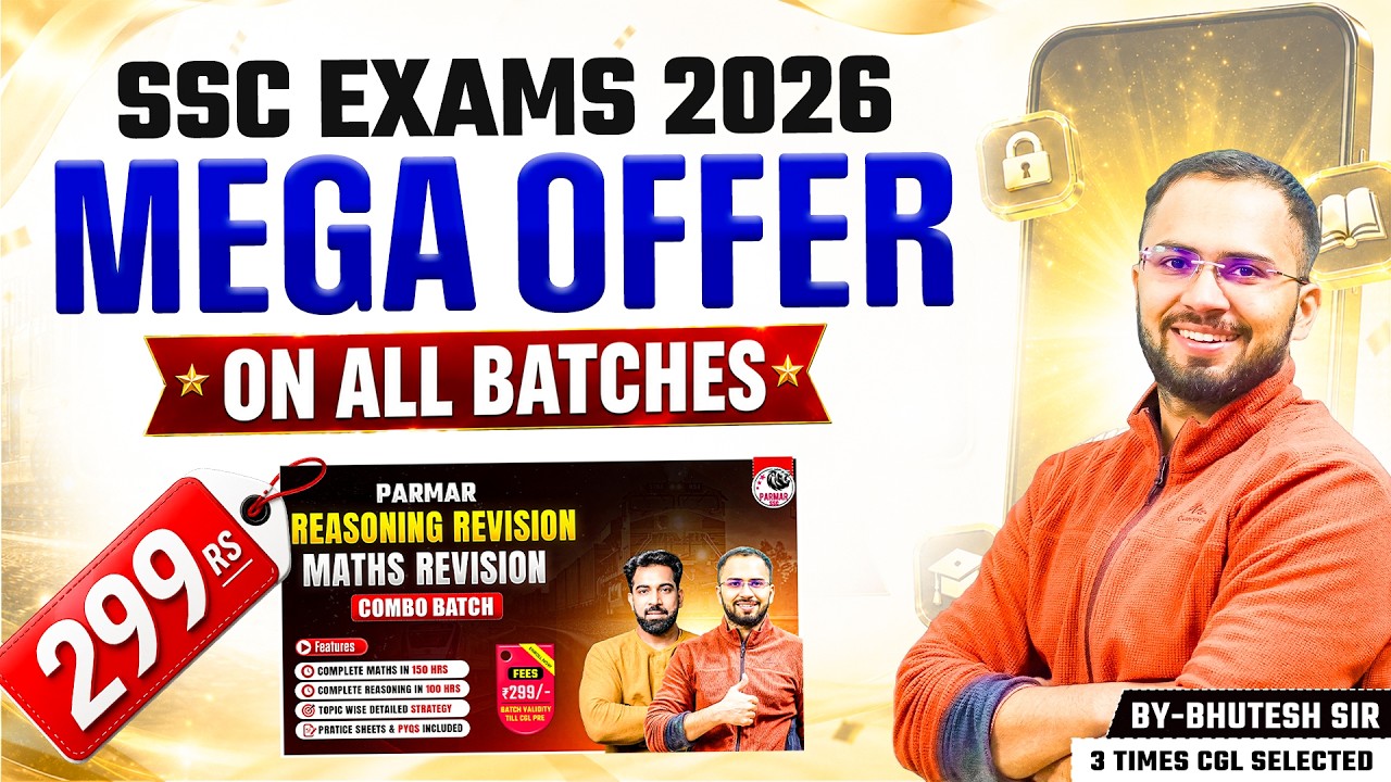 Lowest Fees Ever! | Math Foundation + Revision Batch  | SSC 2026 & 2027 Aspirants Must Watch
