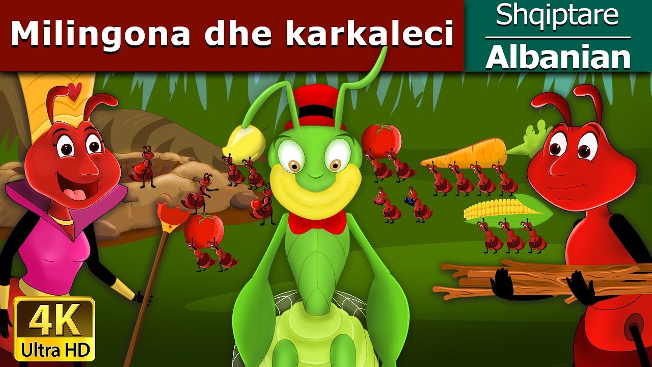 Milingona dhe karkaleci | Ant And Grasshopper in Albanian | @AlbanianFairyTales
